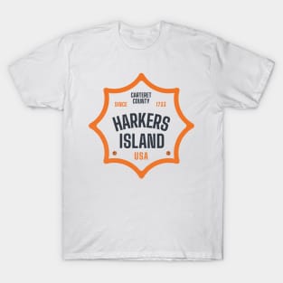 Harkers Island, NC Summertime Vacationing Sun Signs T-Shirt